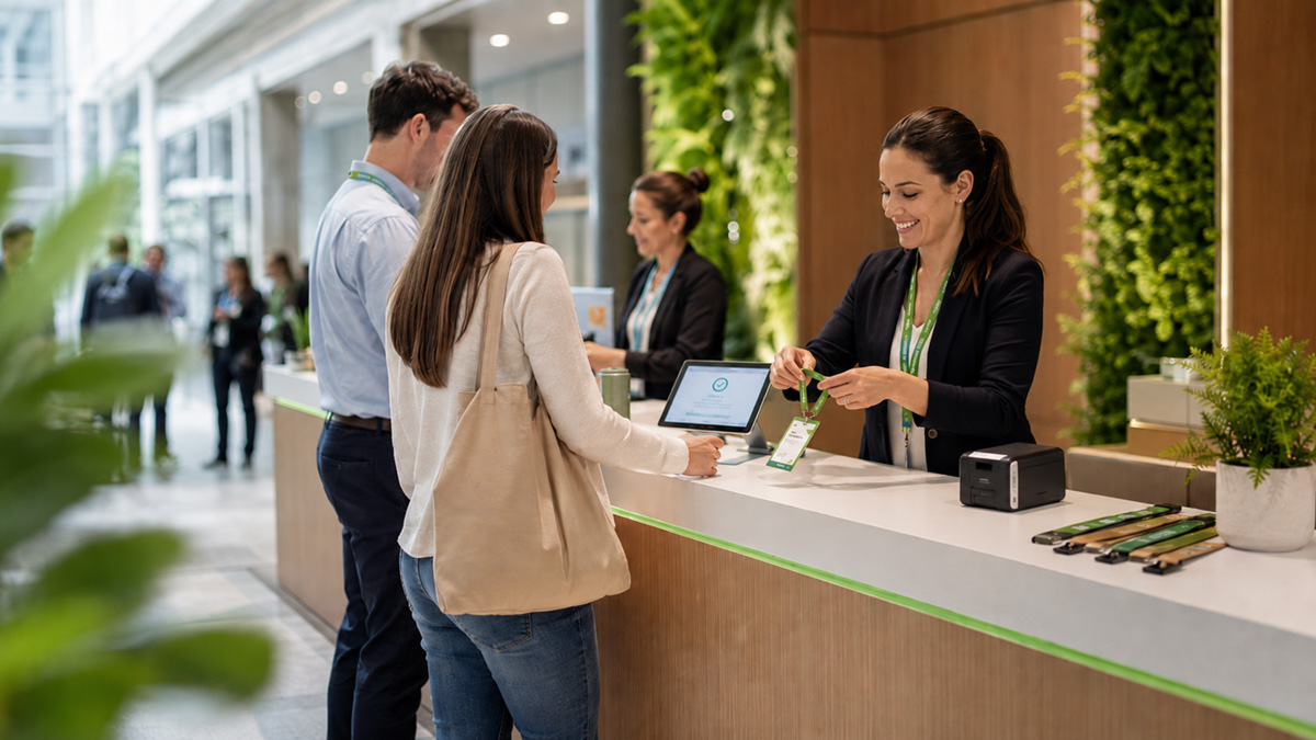 make your conference badges plastic free