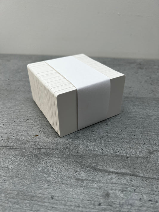 CR80 – plain white paperboard card + Mifare 1K (100)